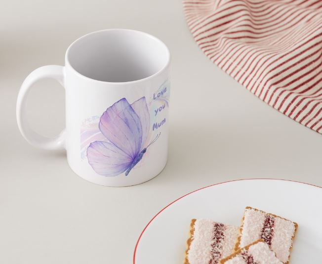 Love you Mum Mug - Butterfly 3