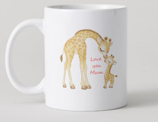 Love you Mum Mug - Giraffe