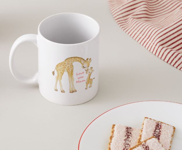 Love you Mum - Mothers Day Mug Set - Giraffe