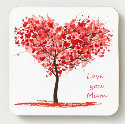 Love you Mum - Mothers Day Mug Set - Heart Tree