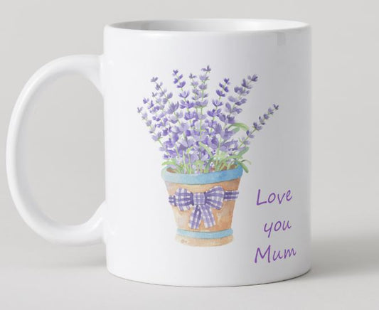 Love you Mum Mug - Lavender