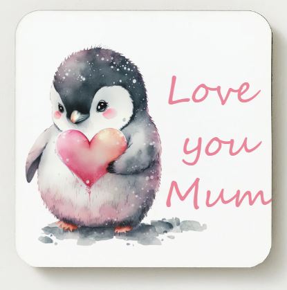 Love you Mum - Mothers Day Mug Set - Penguin 1