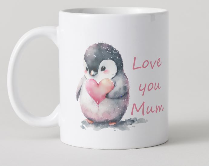 Love you Mum Mug - Penguin 1