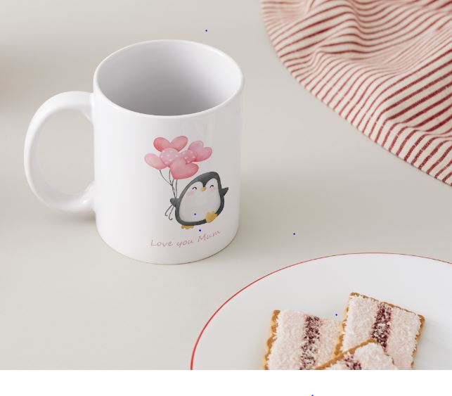 Love you Mum - Mothers Day Mug Set - Penguin 2