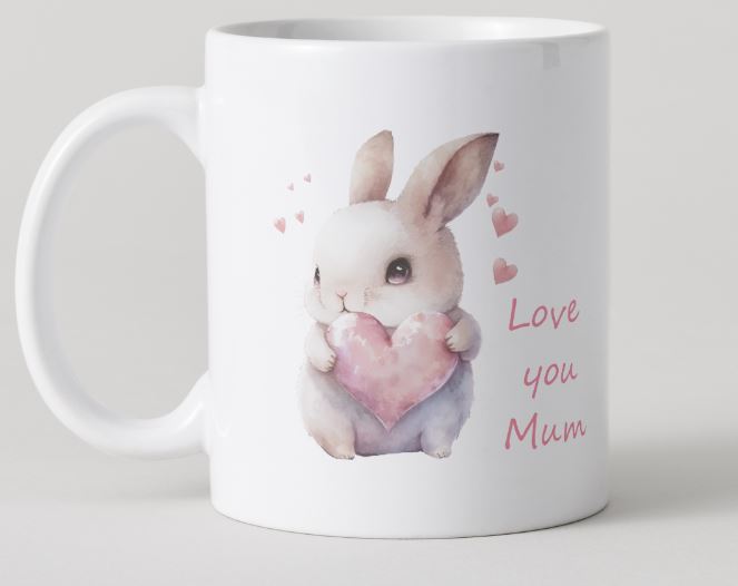 Love you Mum Mug - Rabbit