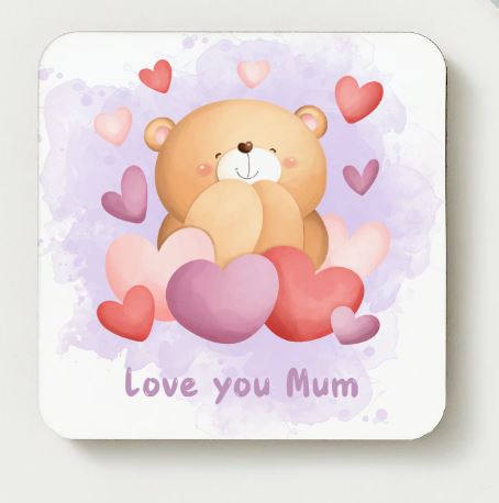 Love you Mum - Mothers Day Mug Set - Bear 1