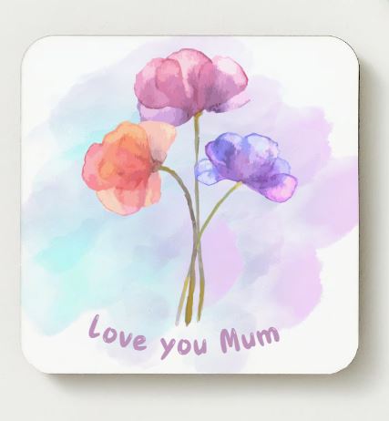 Love you Mum - Mothers Day Mug Set - Flowers 1